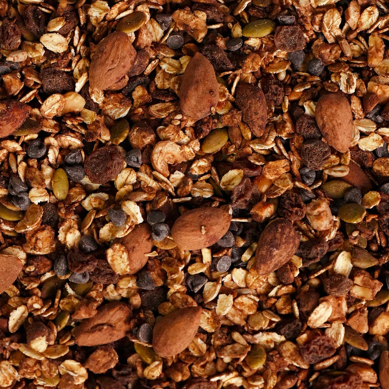 GRANOLA MANDORLA, CACAO E NOCCIOLA BIO - Busta gr. 400