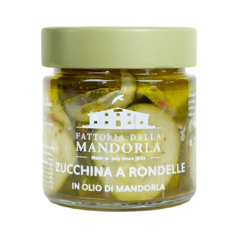 ZUCCHINA A RONDELLE IN OLIO DI MANDORLA 210g - GAS