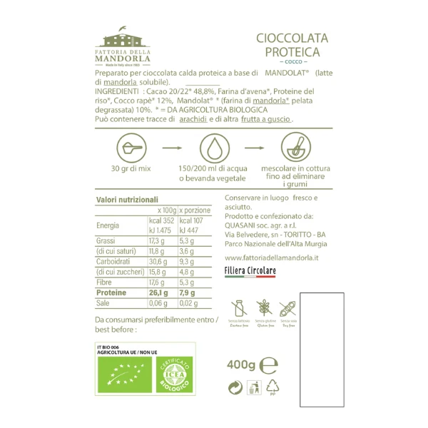 Cioccolata Proteica di Fattoria