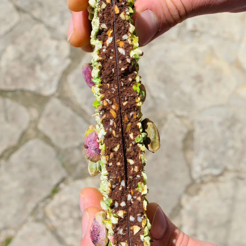 MANDORLONA FONDENTE e PISTACCHIO - 200g