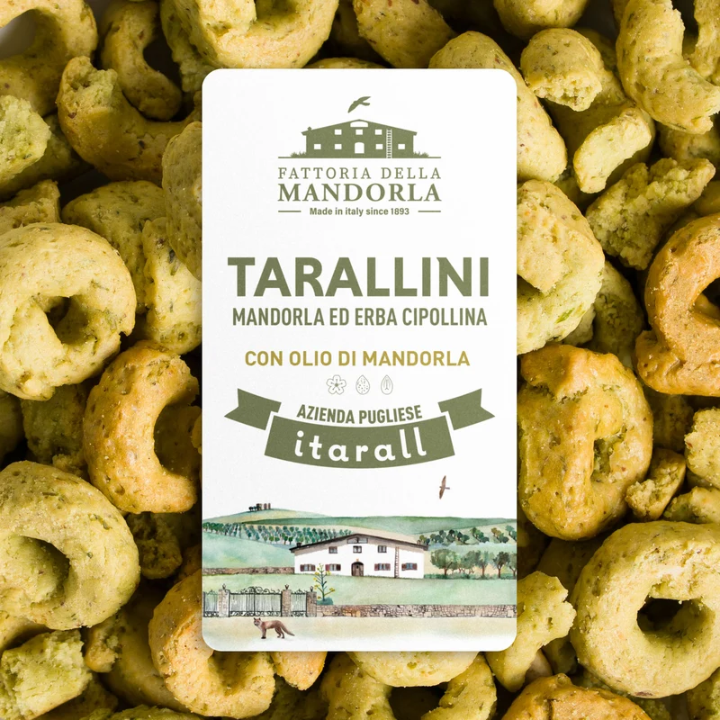Tarallini mandorla ed erba cipollina-GAS