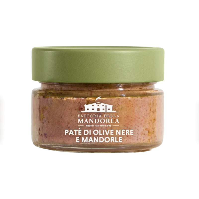 PATE' DI OLIVE NERE E MANDORLE