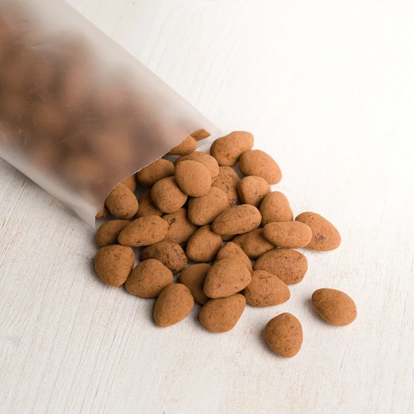 Mandorle al cioccolato fondente - ricoperte al cacao-GAS