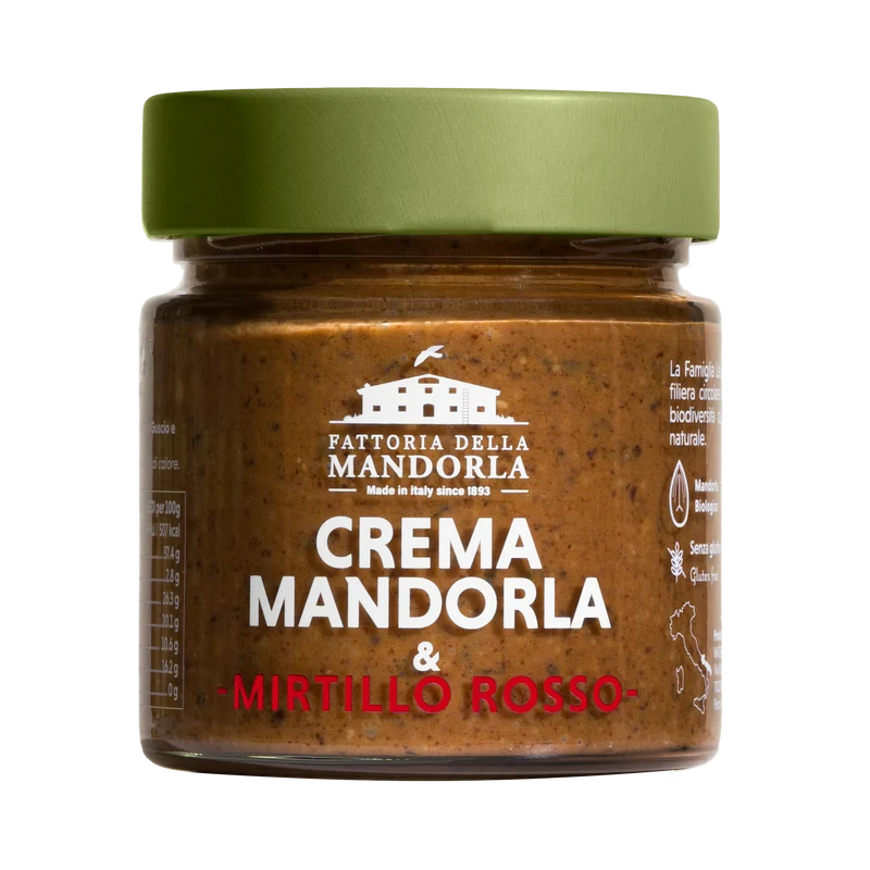 Crema Mandorla e Mirtillo Rosso 200g-GAS