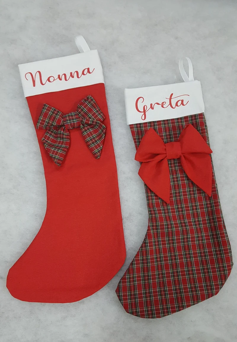 Calza della befana personalizzata