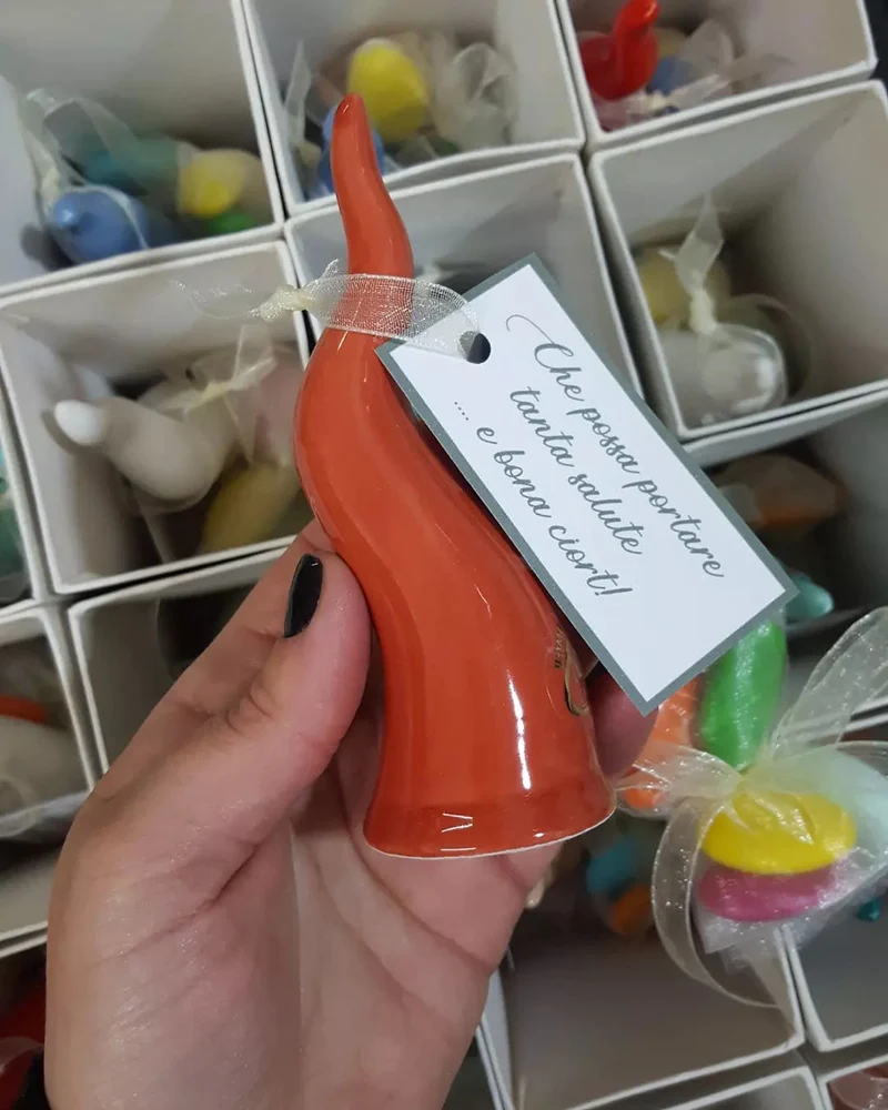 Corno liscio smaltato