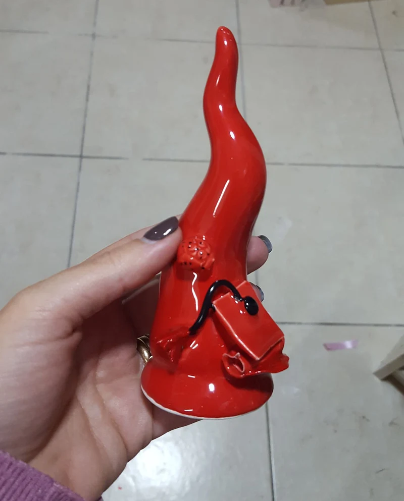 Corno 12cm con tocco laurea confezionato