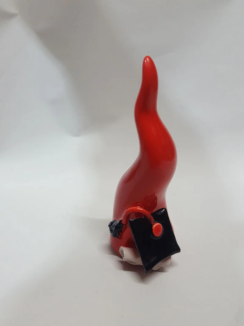 Corno 12cm con tocco laurea confezionato