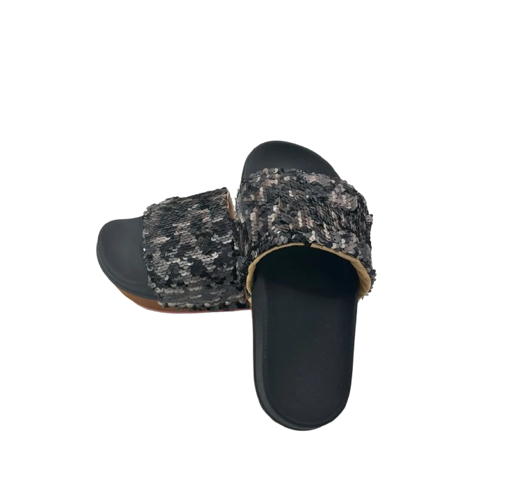 Duca D'Ascalona-Ciabatte Platform Savannah Paillettes