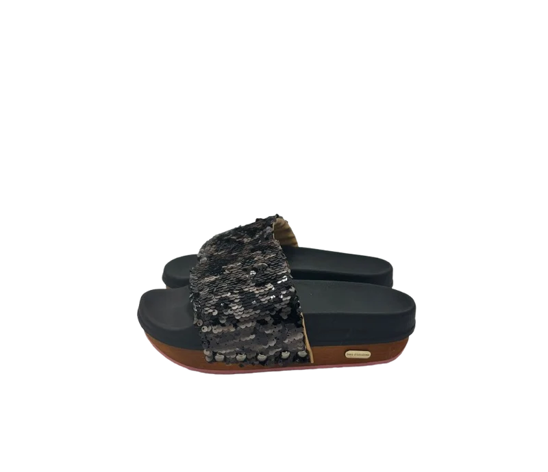 Duca D'Ascalona-Ciabatte Platform Savannah Paillettes