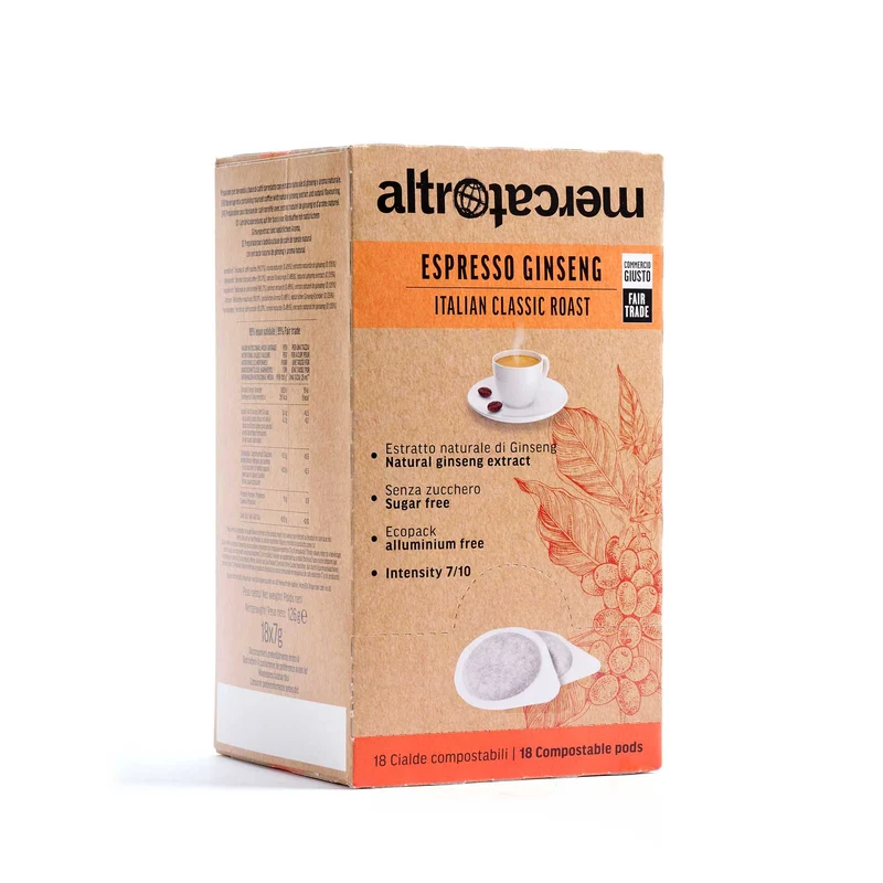 CAFFÈ ESPRESSO GINSENG IN CIALDE | COD. 00006667 | 18PZ