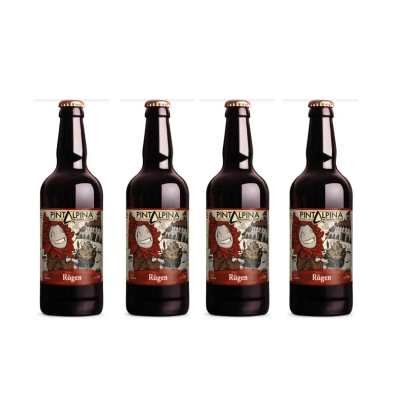 Multipack RUGEN - 4 BIRRE ROSSE ARTIGIANALI | COD. 00000340M | 500 ml