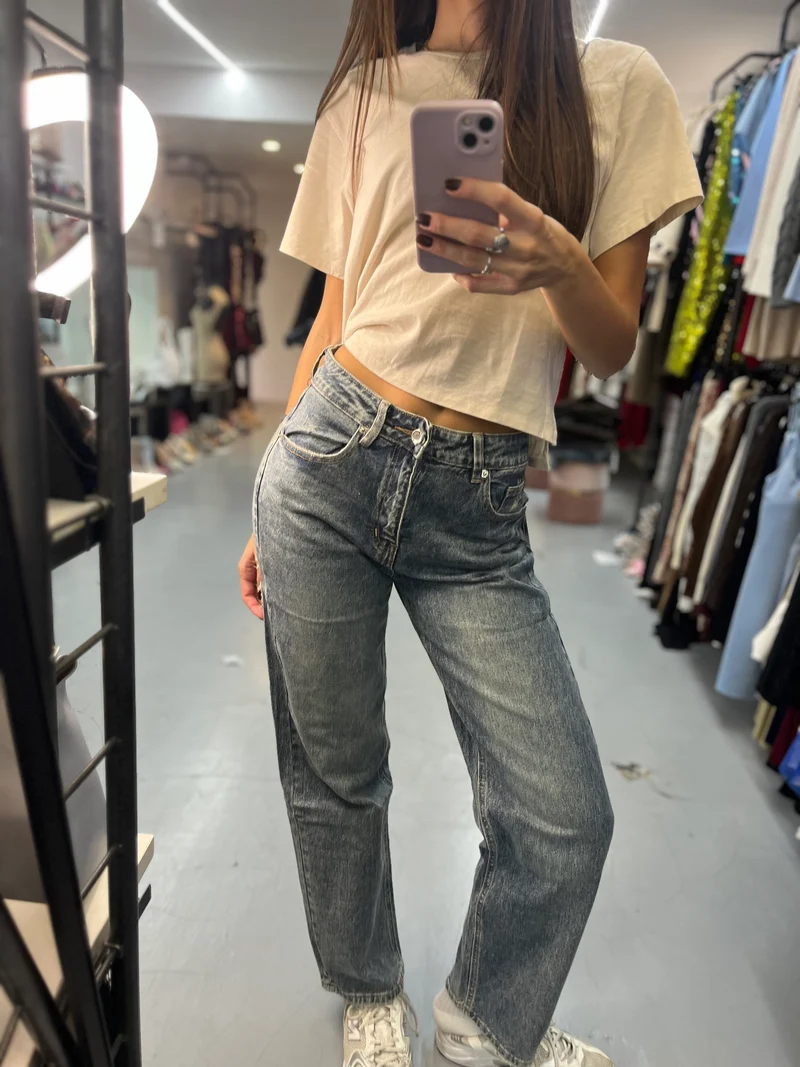 Jeans tasca Leopard