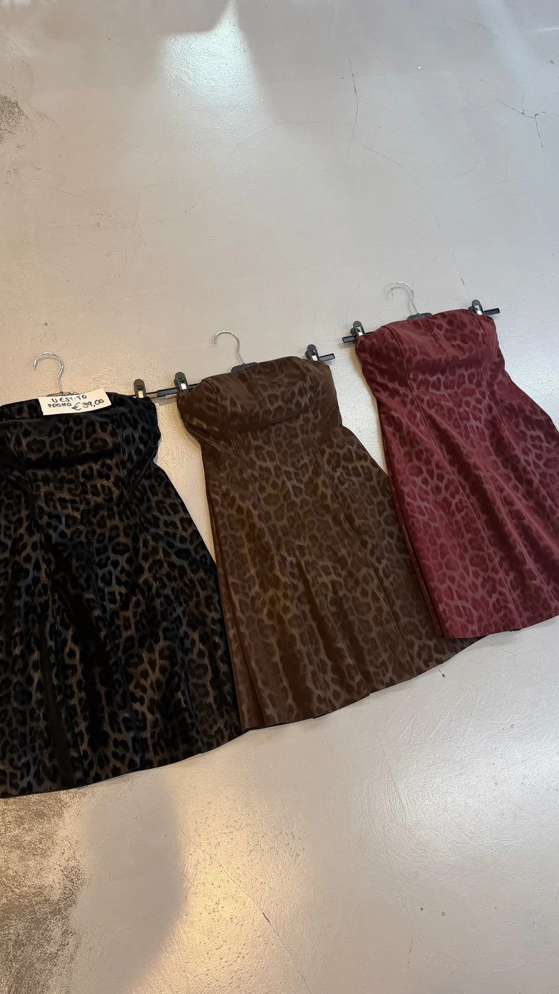 Vestito leopardato