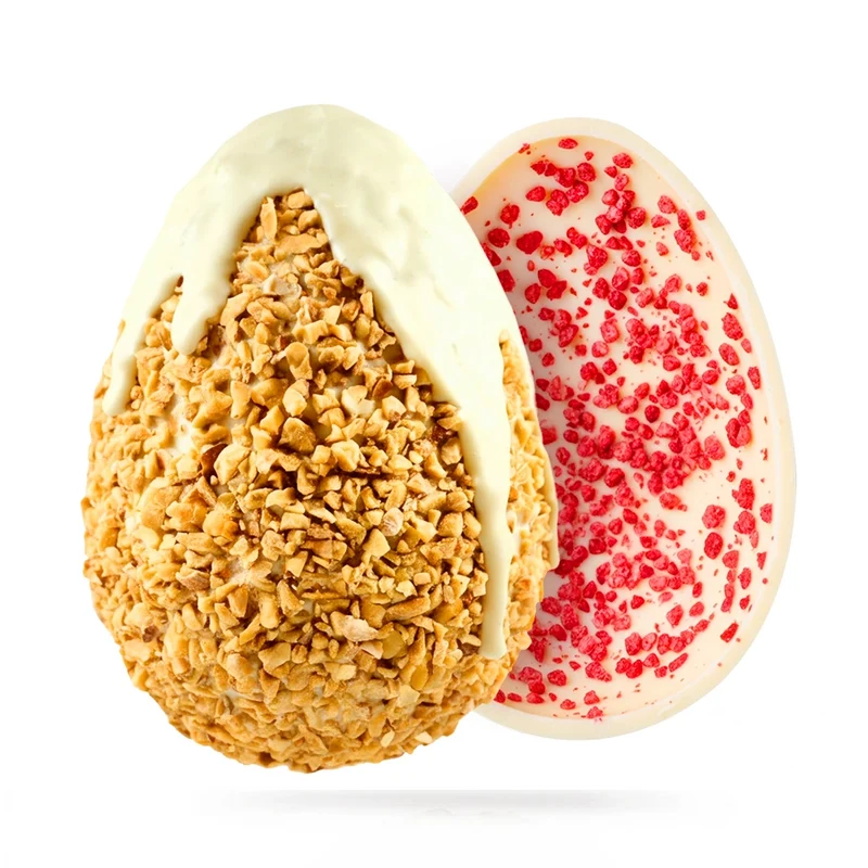 Gourmet Easter Eggs White and Pistachios 220g