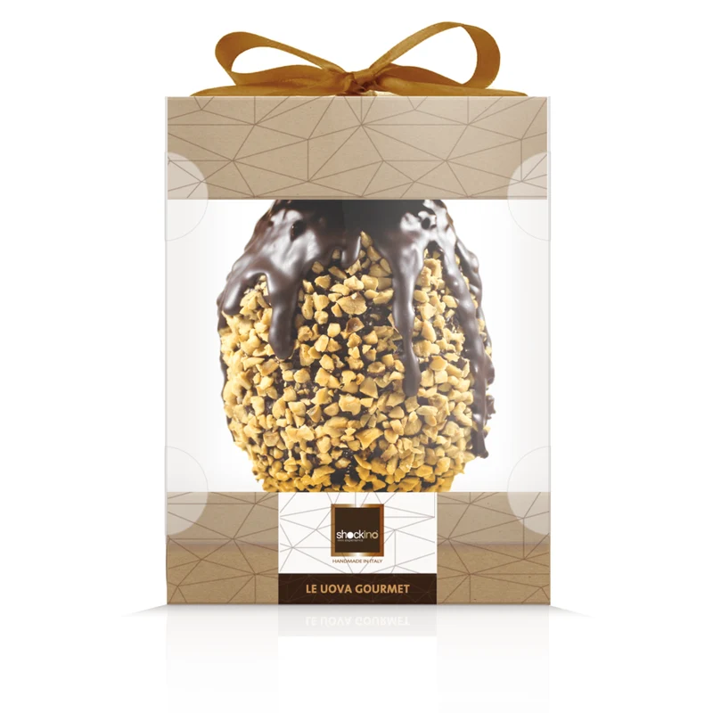 Gourmet Dark Chocolate and Hazelnut Easter Eggs 220g