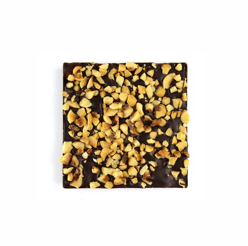 Dark chocolate and hazelnut bar