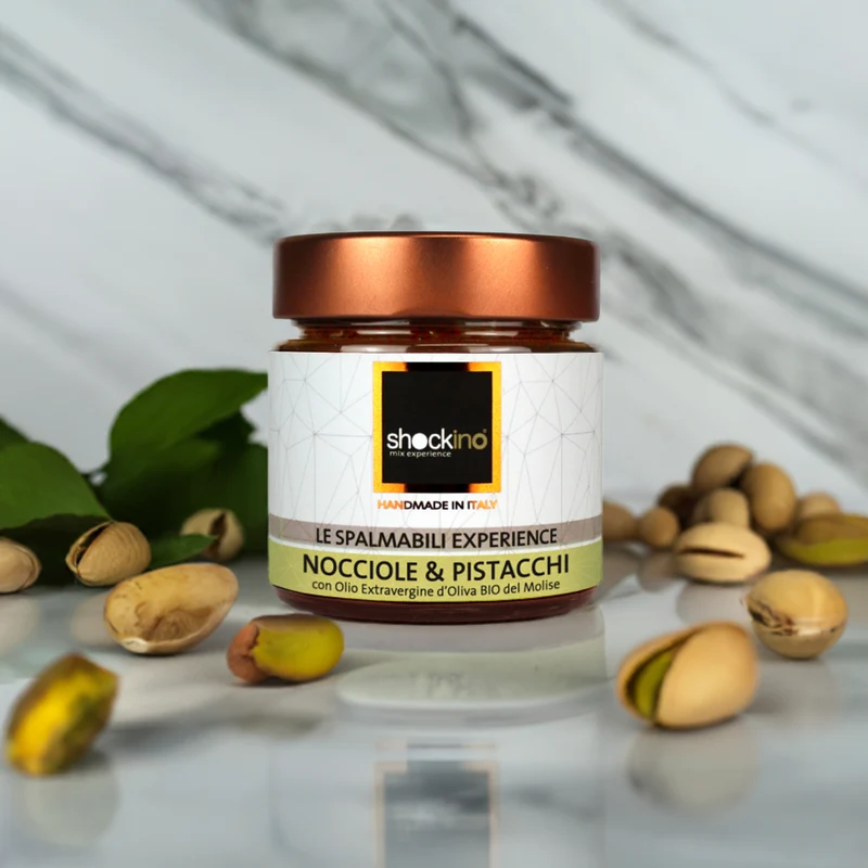 Spreadable cream 45% Hazelnuts and Pistachios