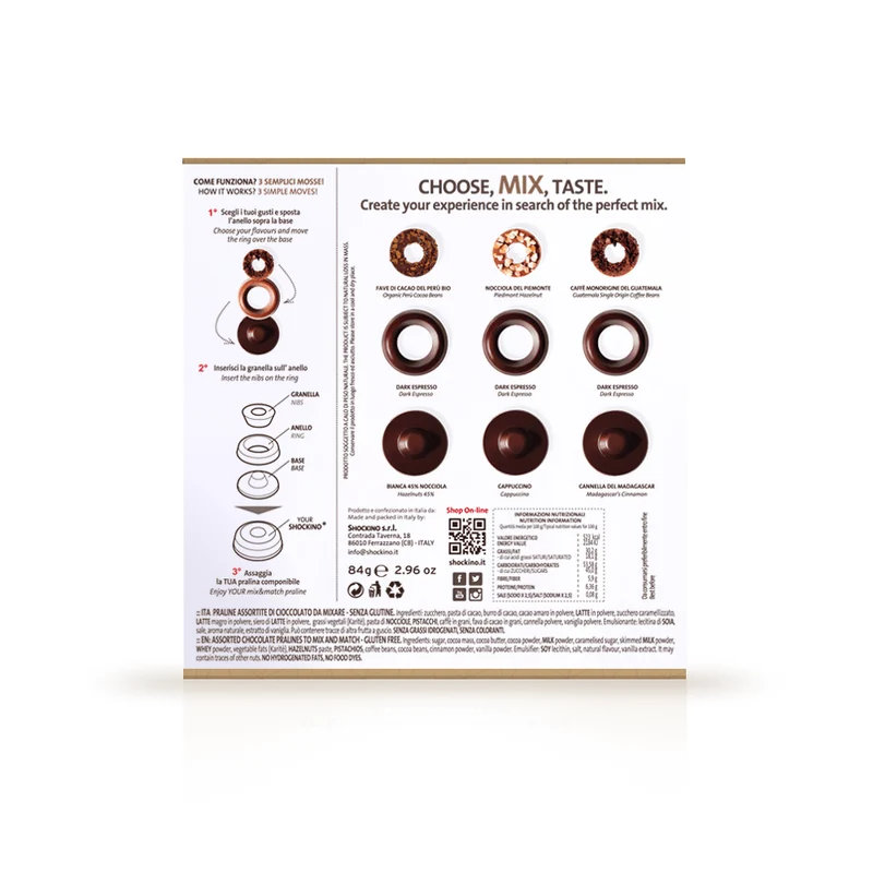 Praline componibili Coffee Experience