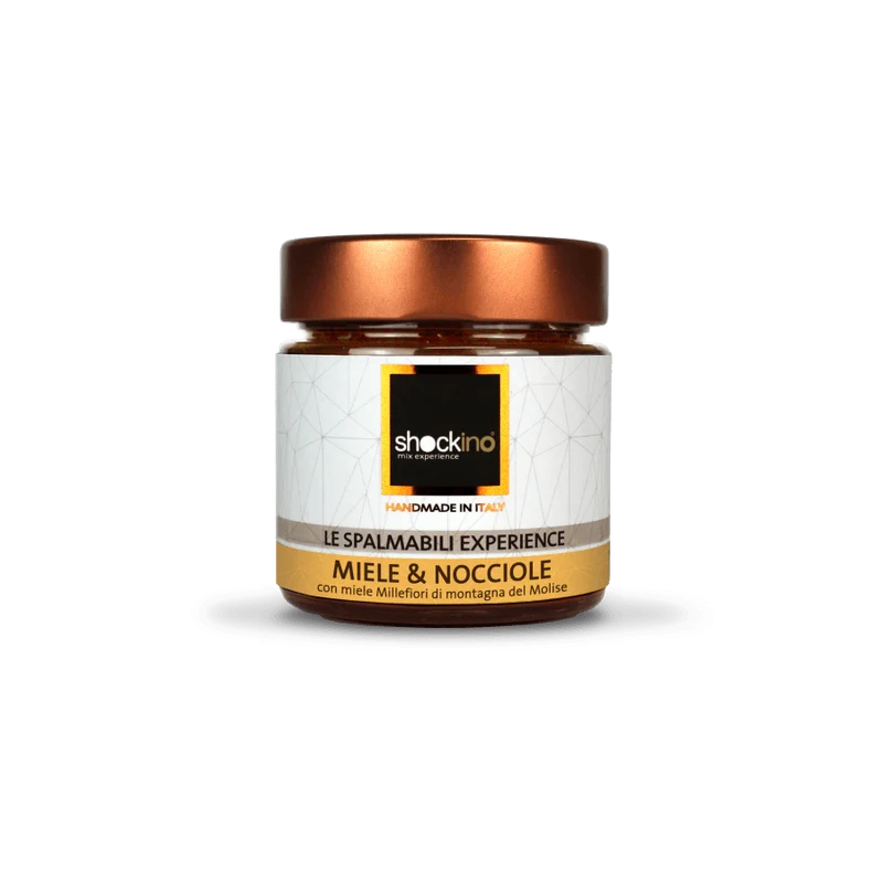 Honey and hazelnut spreadable cream