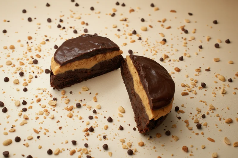 Buckeye brownie cookie
