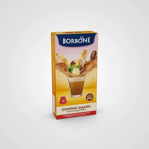 Caffè Ginseng Amaro Borbone capsule compatibili Nespresso * 10 capsule