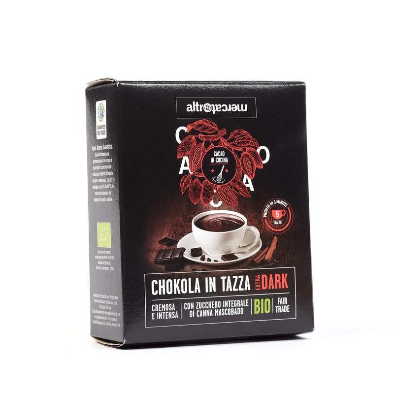 CIOCCOLATA IN TAZZA CHOKOLA - EXTRA DARK - BIO | COD. 00003396 | 125 g