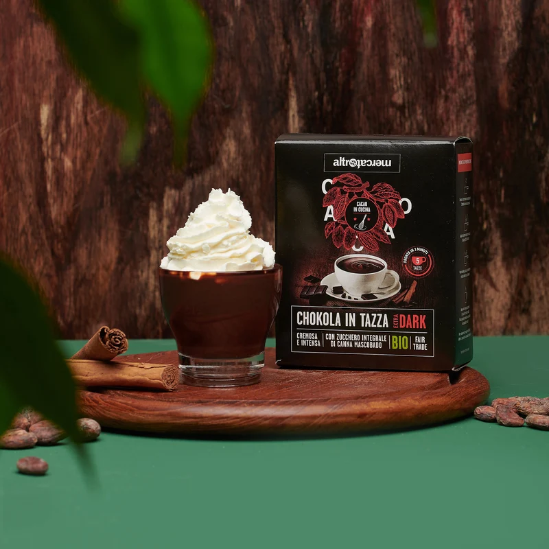 CIOCCOLATA IN TAZZA CHOKOLA - EXTRA DARK - BIO | COD. 00003396 | 125 g
