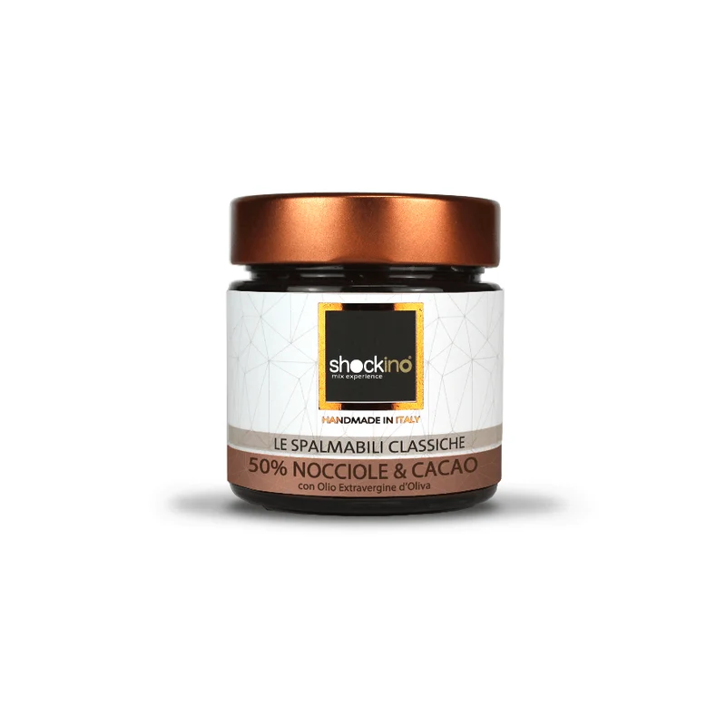 Crema spalmabile 50% Nocciole e Cacao