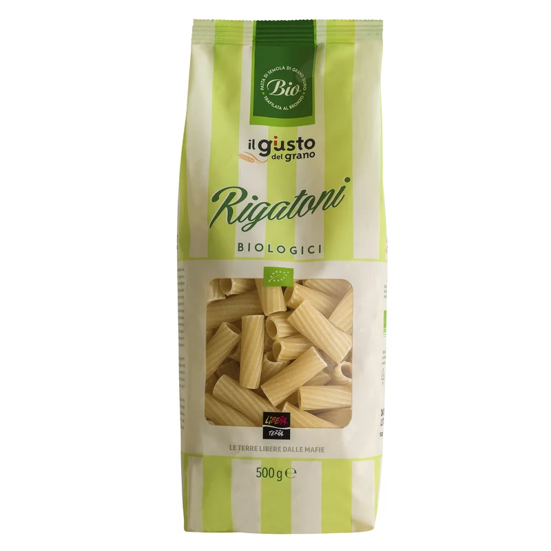 RIGATONI DI SEMOLA DI GRANO DURO - BIO | COD. 00000542 | 500 g