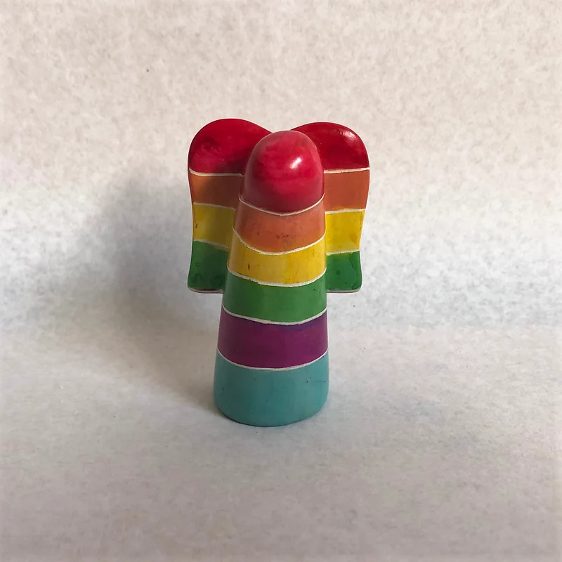 ANGELO STILIZZATO ARCOBALENO | COD. AQUKEB3010624