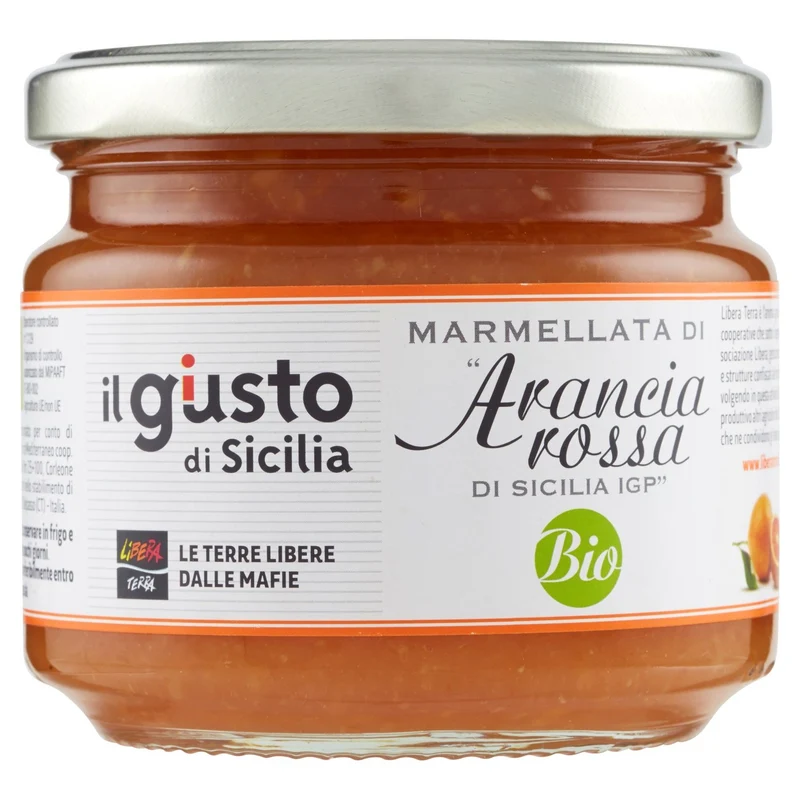 MARMELLATA DI ARANCE ROSSE E MIELE DI ZAGARA - BIO | COD. LIB470033 | 270 g