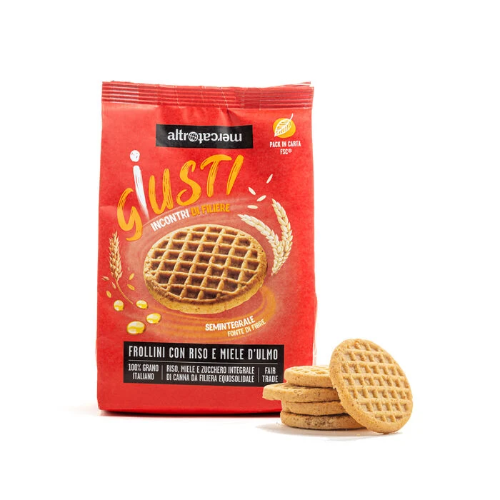 FROLLINI CON RISO E MIELE D'ULMO | COD. 00001235 | 300 g
