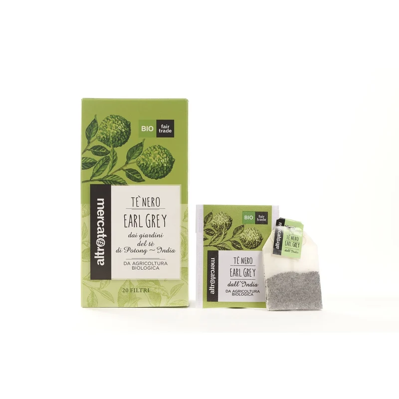 TÈ NERO EARL GREY INDIA IN FILTRI - BIO | COD. 00001012 | 20 filtri - 40 g