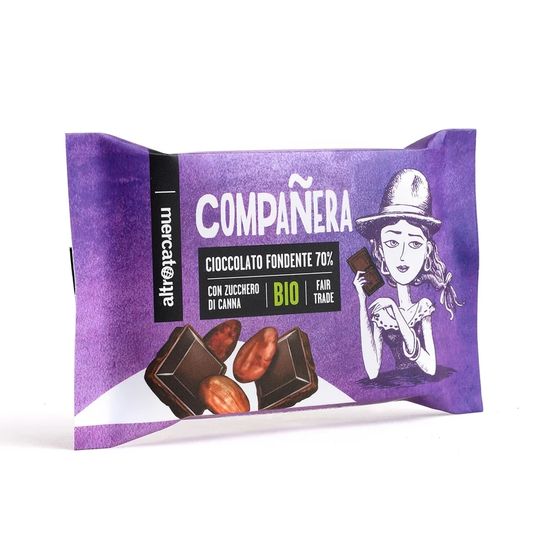CIOCCOLATO COMPANERA FONDENTE - BIO | COD. 00000446 | 100 g