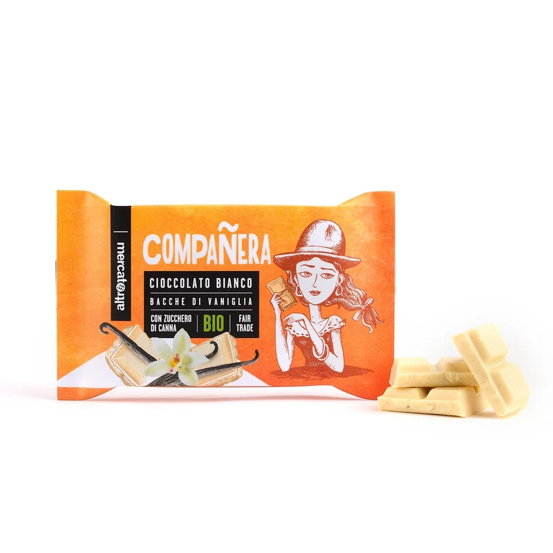 CIOCCOLATO COMPANERA BIANCO - BIO | COD. 00000447 | 100 g