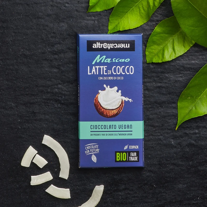 MASCAO FONDENTE AL LATTE DI COCCO - BIO | COD. 00000879 | 80 g