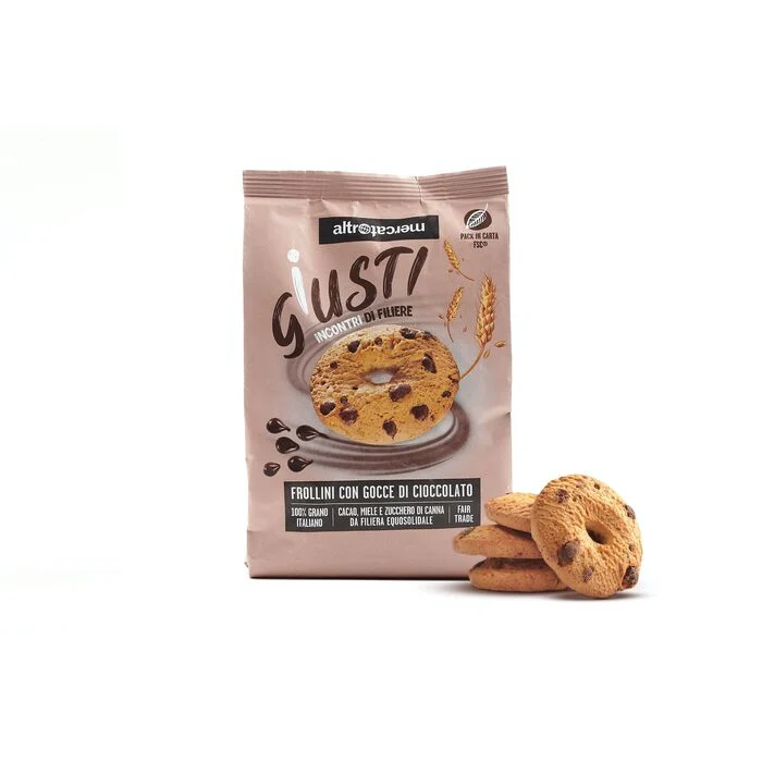 FROLLINI CON GOCCE DI CIOCCOLATO | COD. 00000119 | 300 g