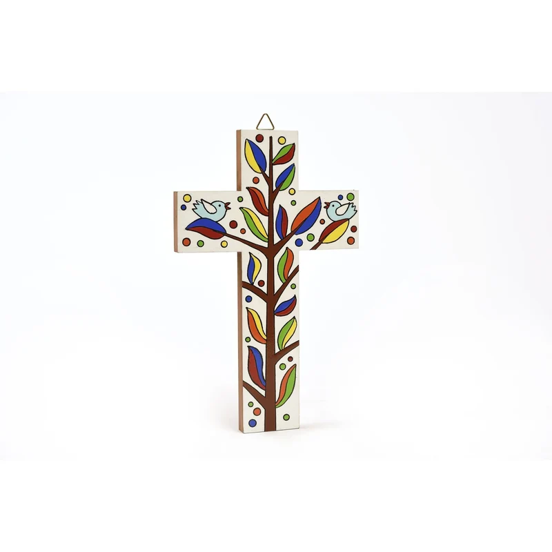 CROCE GRANDE ALBERO DELLA VITA IN LEGNO - VARIOPINTA | COD. 40001965