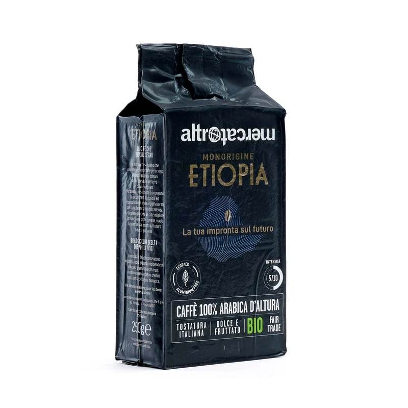 CAFFÈ 100% ARABICA MACINATO MONORIGINE ETIOPIA - BIO | COD. 00000382 | 250 g