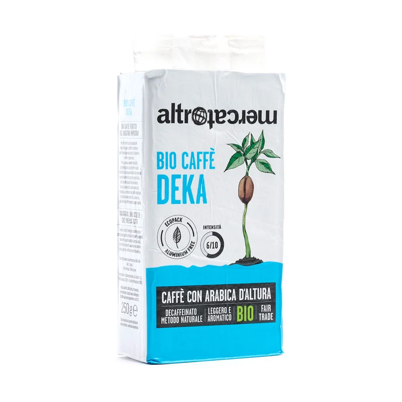 MISCELA DI CAFFÈ DECAFFEINATO MACINATO BIO | COD. 00000437 | 250 g
