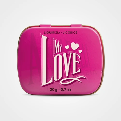 Liquirizia pura My Love San Valentino Amarelli 20 gr