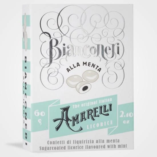 Liquirizia alla menta Bianconeri Amarelli 60 gr