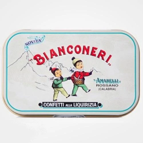 Liquirizia alla menta Bianconeri Amarelli 40 gr