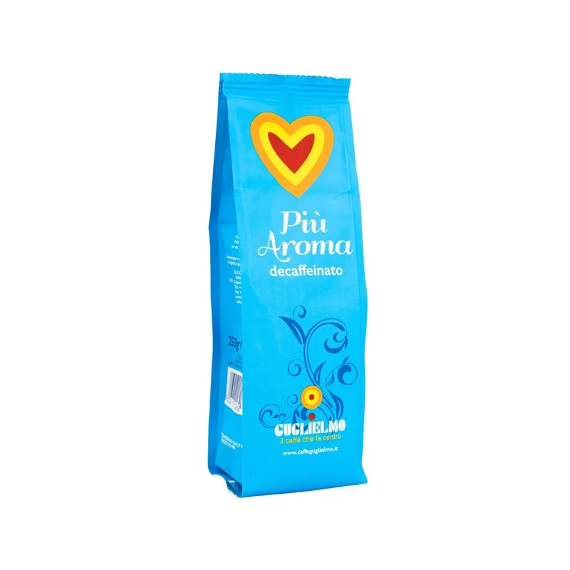 Caffè Guglielmo Espresso Decaffeinato macinato 250 gr.