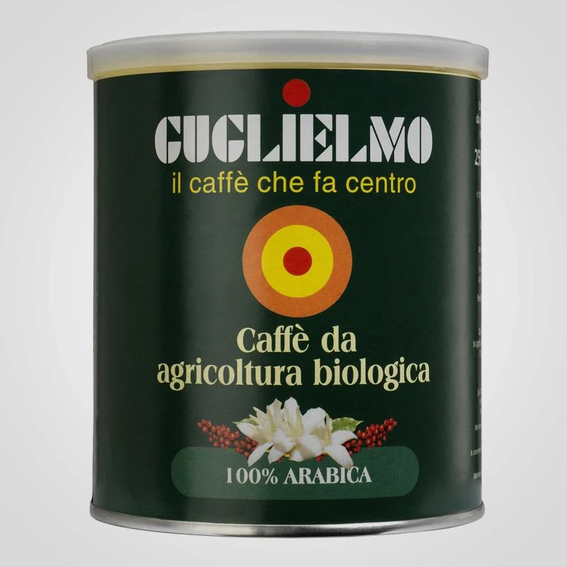 Caffè Guglielmo lattina Espresso Biologico macinato 250 g