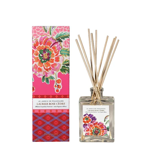 Laurier Rose Cèdre Diffusore + 10 bastoncini
