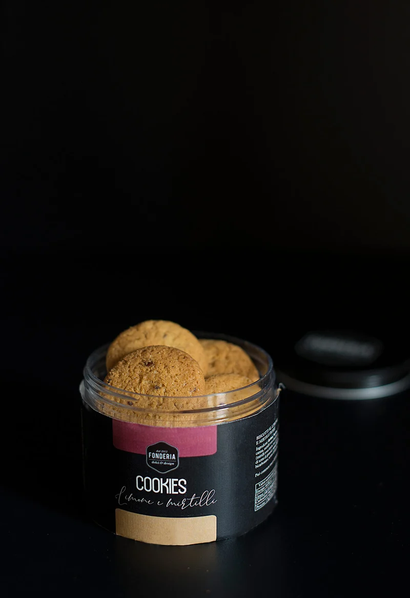 Cookies limone e mirtilli