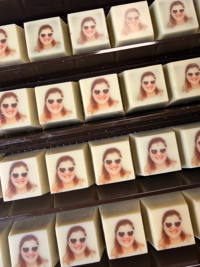 Cioccolato Personalizzato con Volto o Logo