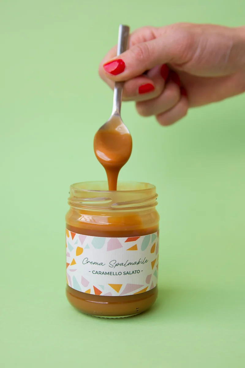 Crema spalmabile al caramello salato